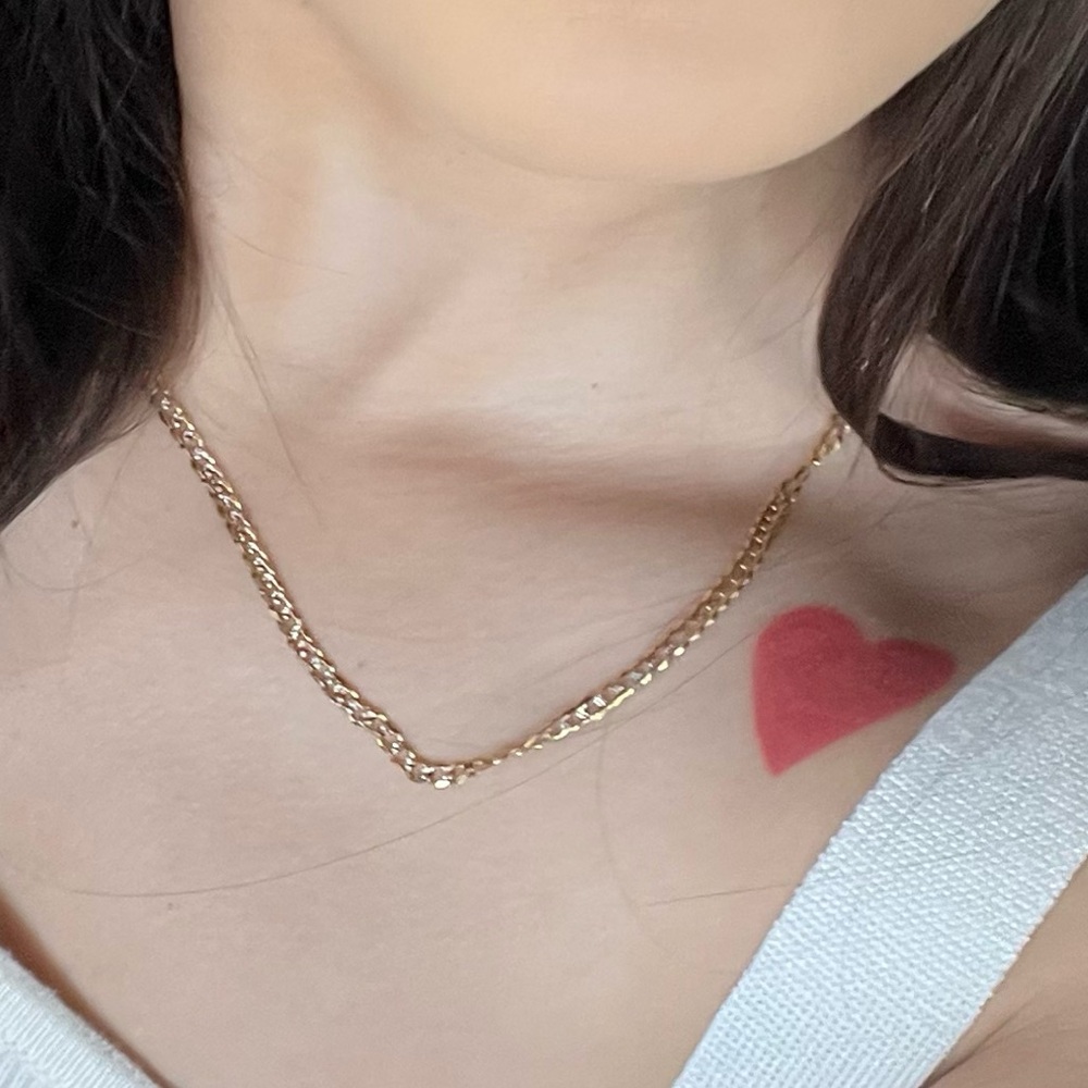 10k Gold Necklace 16”-18”